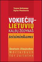Vokiečių–lietuvių kalbų žodynas teisininkams. 